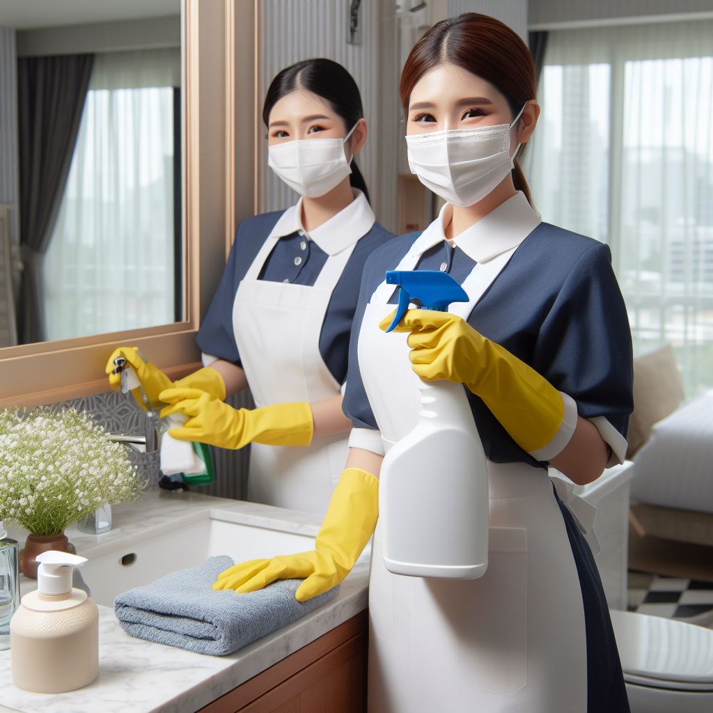 chemical used in housekeeping